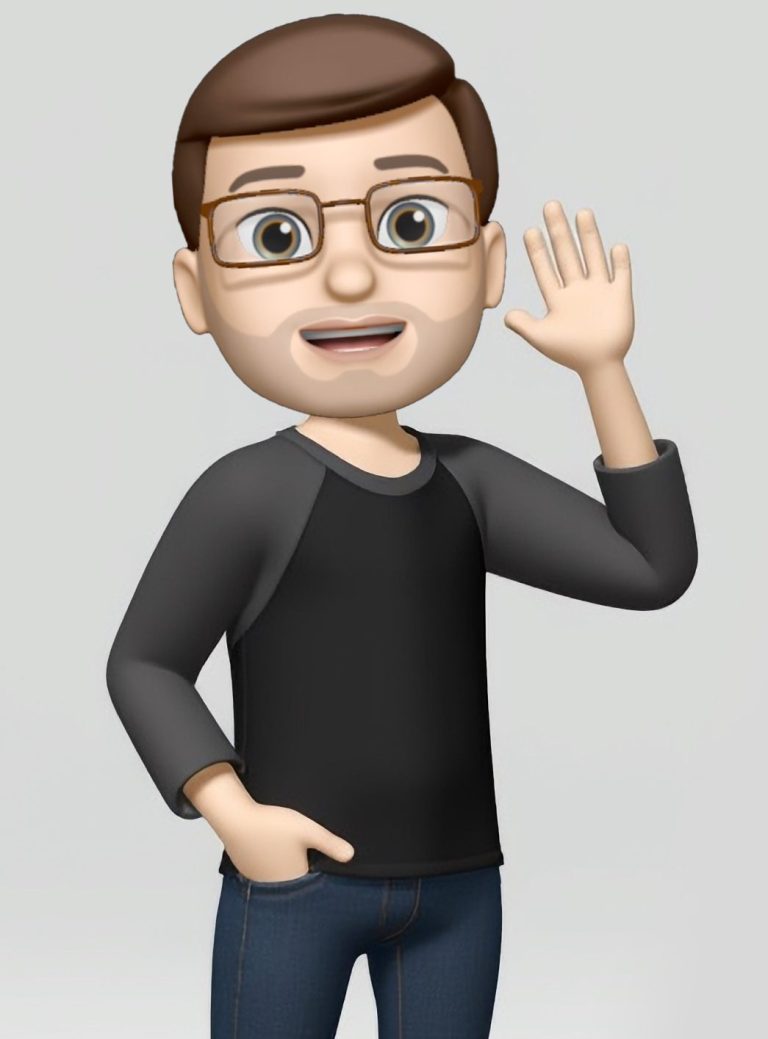 Jacob’s Memoji, waving